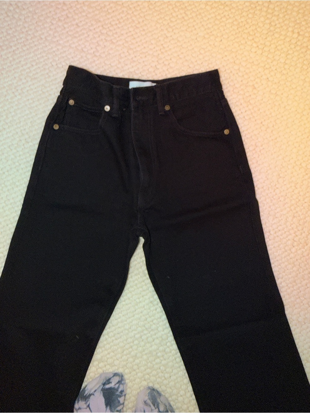 ALEXA CHUNG MADEWELL High rise, relaxed straight classic jean sz 24 - Picture 5 of 6
